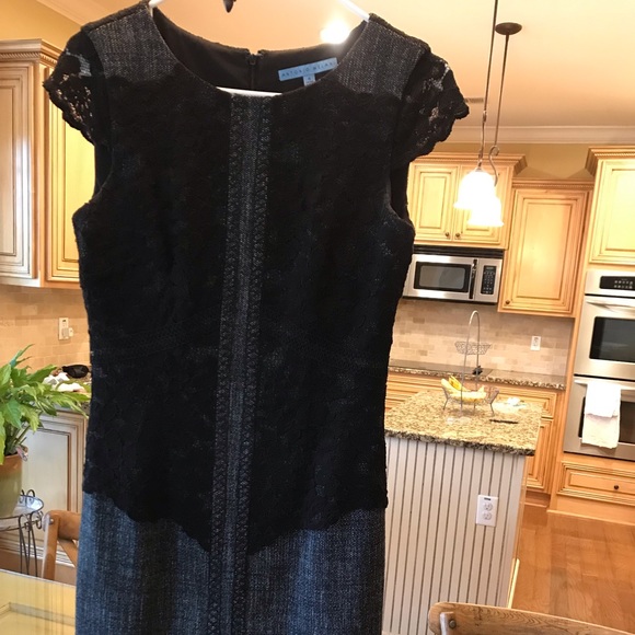 ANTONIO MELANI Dresses & Skirts - Antonio Melani black lace pencil dress